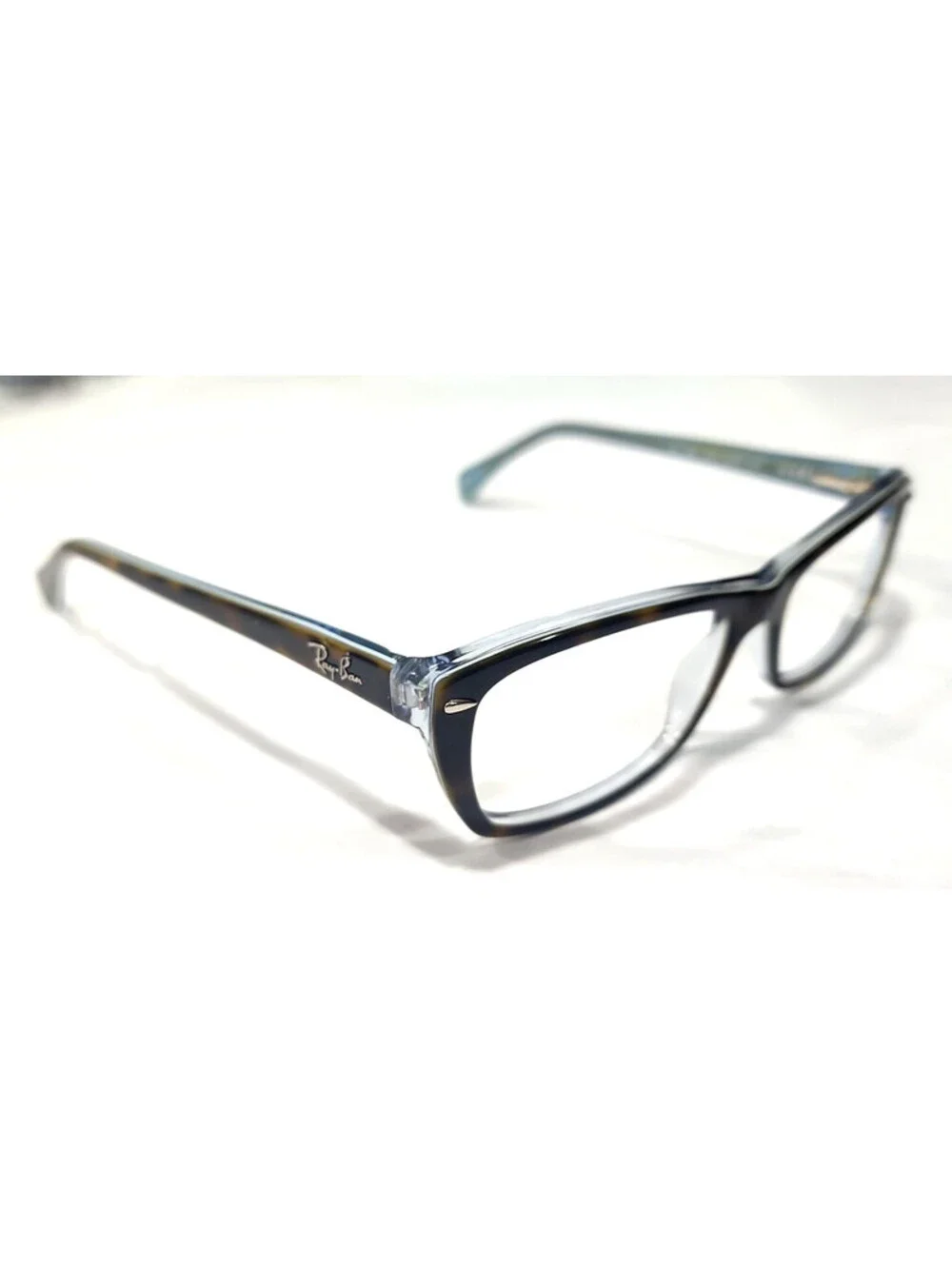 Ray Ban RB5255 5023 Tortoise Blue Full Rim Eyeglasses Frame 53-16 135